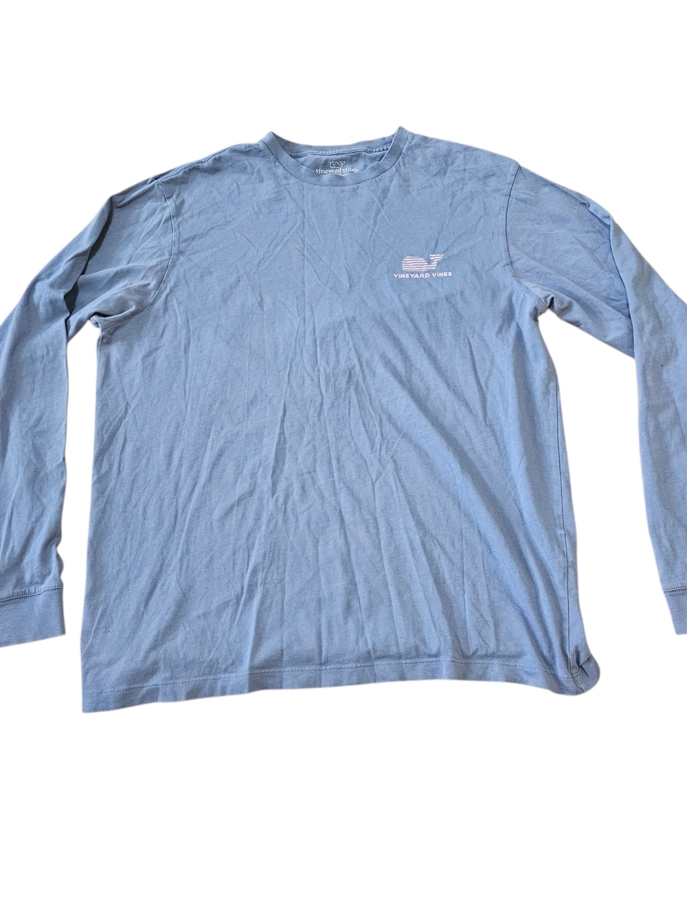 ​Vineyard Vines Men's M Long Sleeve Gray T-Shirt - Whale Jeep Moke Graphic